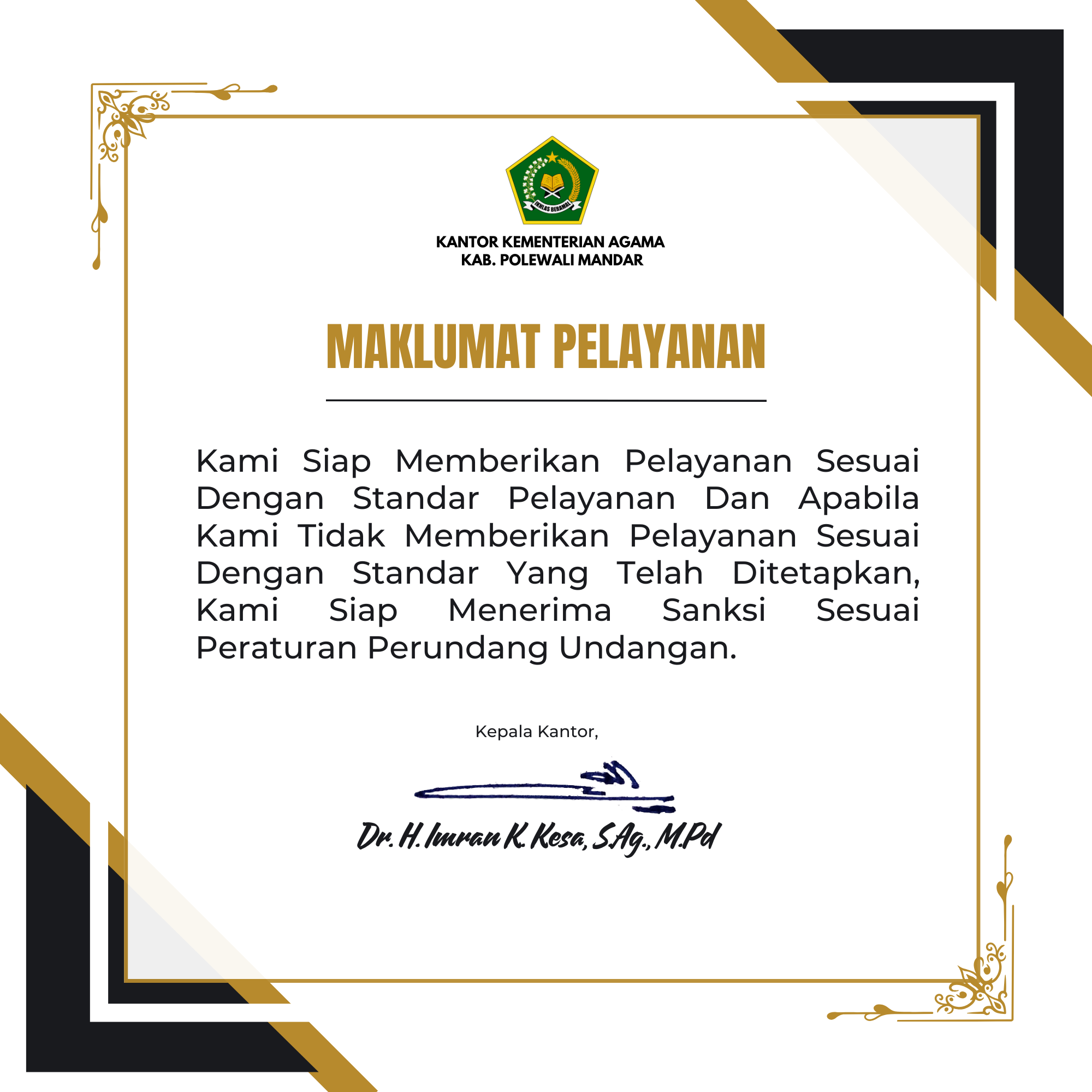 Maklumat Pelayanan 2025
